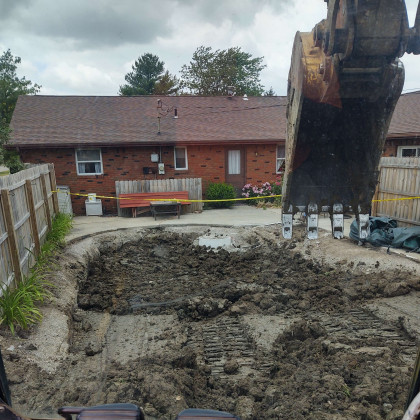 Pool demolition project from Hill Demolition’s original project gallery